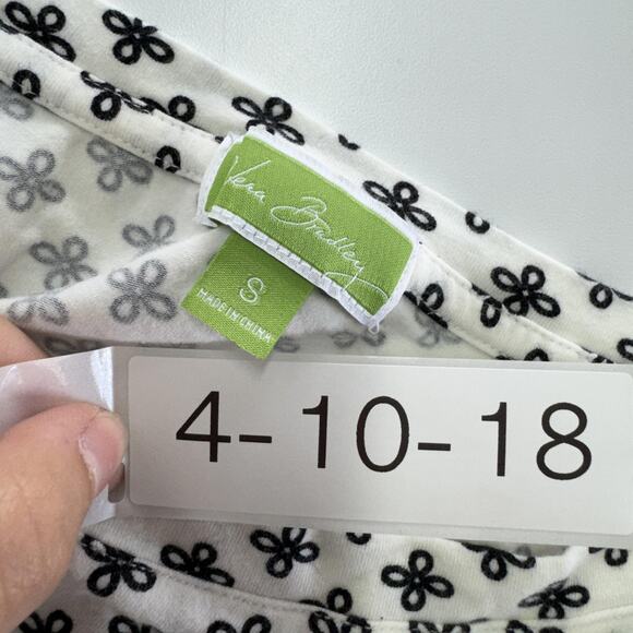 Vera Bradley Shirt Womens Small Long Sleeve Patterned‎ Spandex Top Blouse Casual - Picture 3 of 6